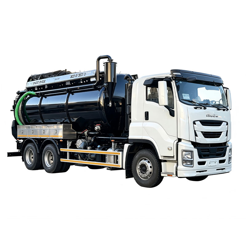 ISUZU вакуумная илососная машина объёмом 17 м³