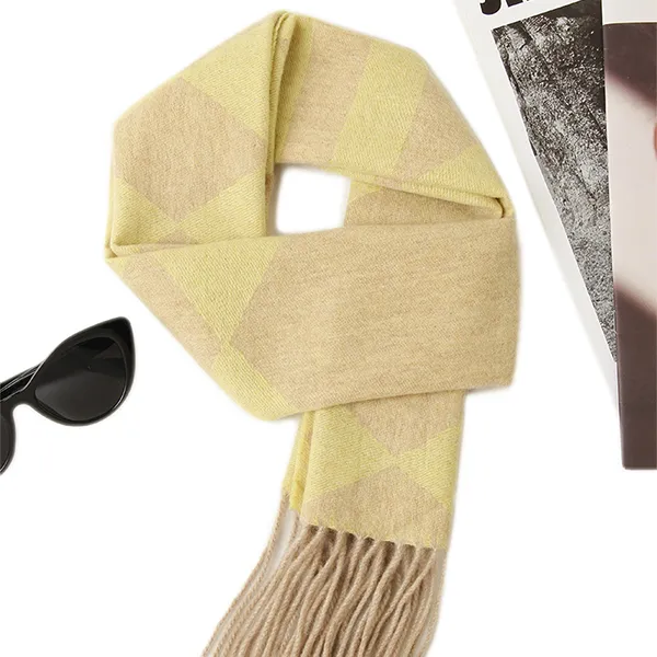 Детский жаккардовый шарф из кашемира