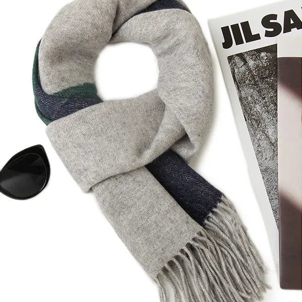 Детский жаккардовый шарф из кашемира