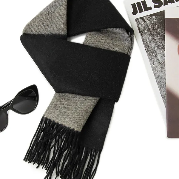 Детский жаккардовый шарф из кашемира