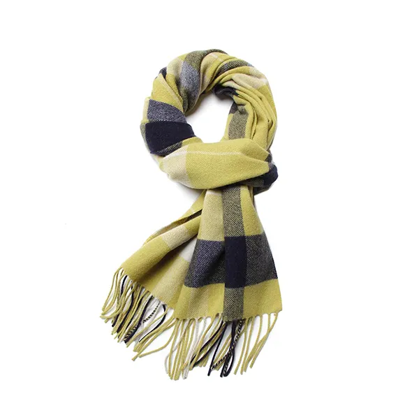Клетчатый шарф из смеси кашемира и шерсти