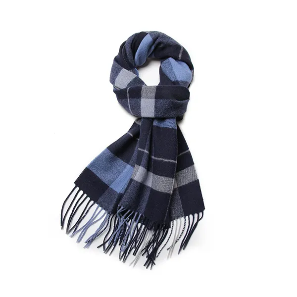 Клетчатый шарф из смеси кашемира и шерсти