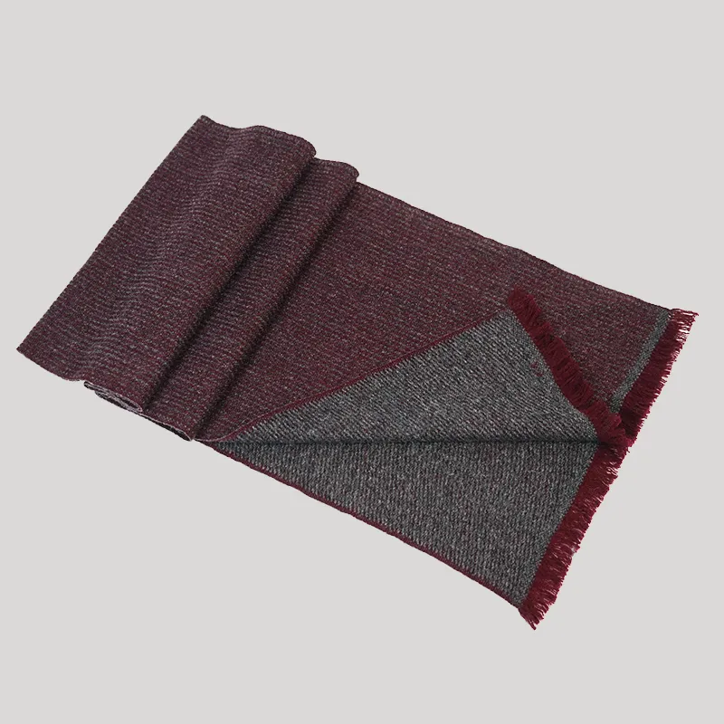 Двусторонний шарф из смеси кашемира и шерсти