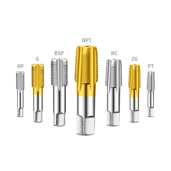 Метчик для конической трубной резьбы 55° (BSPT / PT) – Материал HSS-E | Высокоточное нарезание резьбы для герметичных соединений