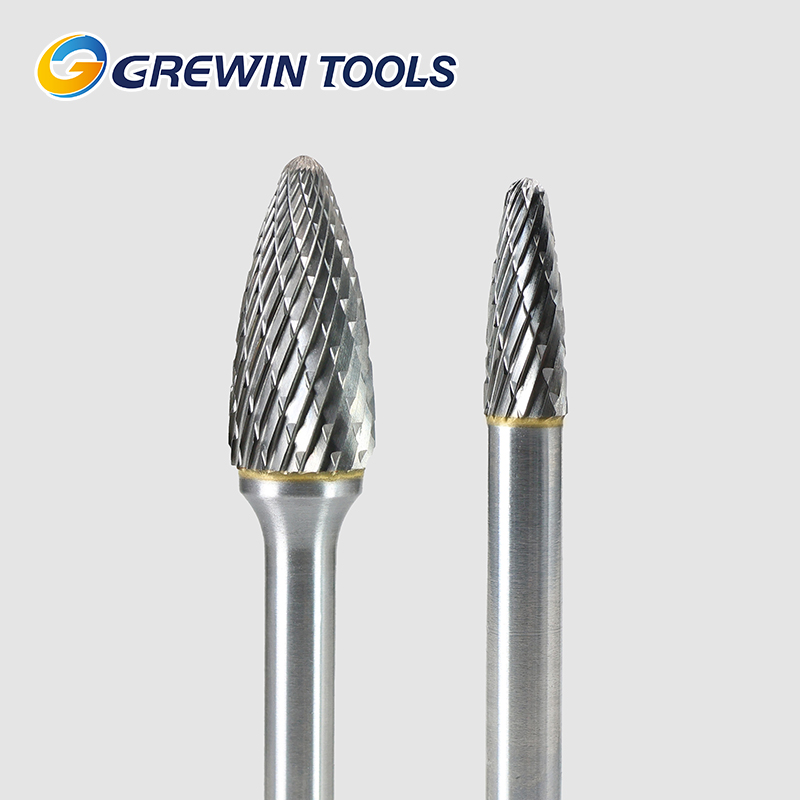 Фреза твердосплавная вращающаяся Grewin Golden Bull – Тип F · Профессиональный инструмент «факельной» формы