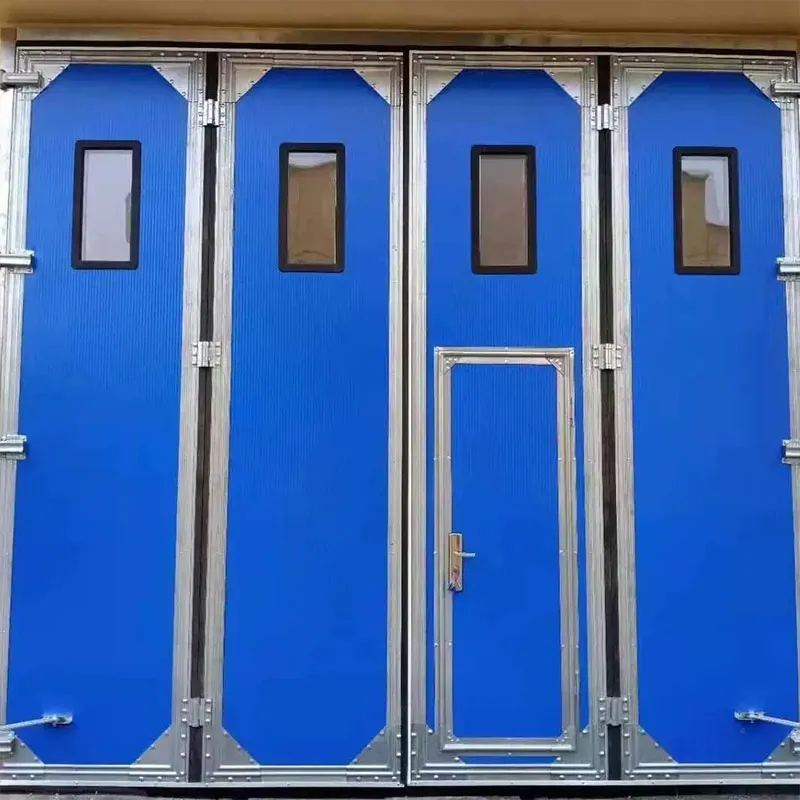 Промышленные складные двери
