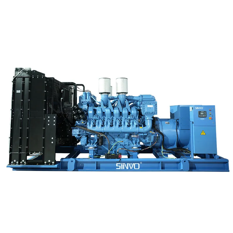 MTU двигатель с генератором Faraday