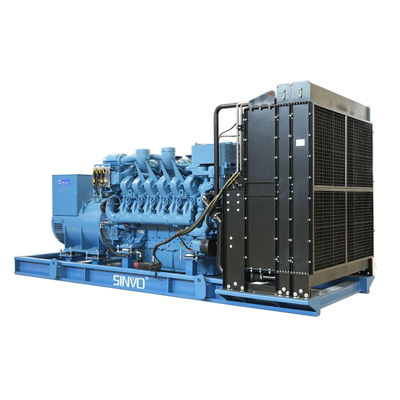 MTU двигатель с генератором Faraday