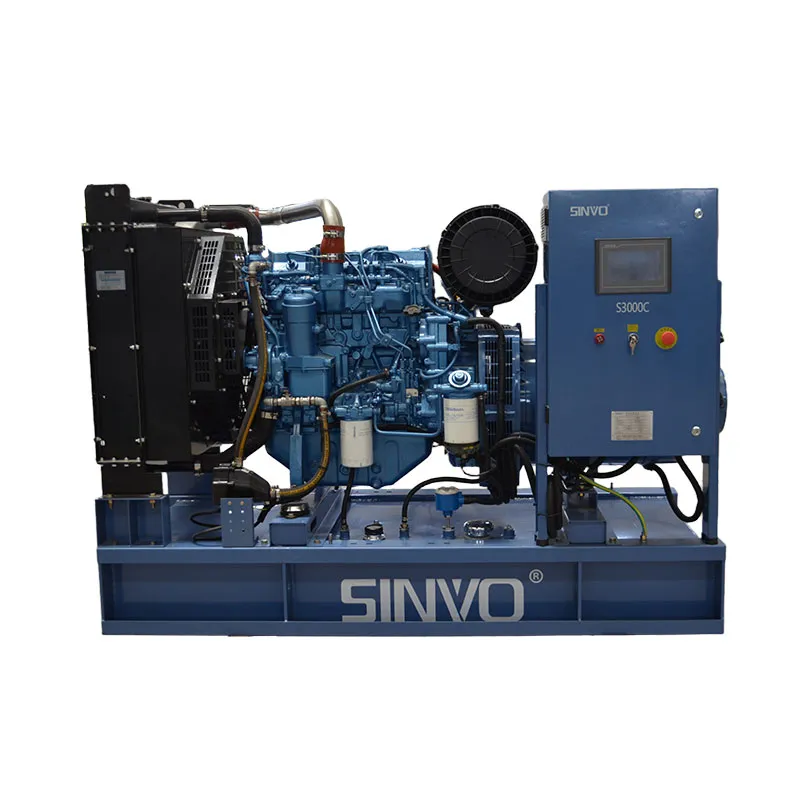 Двигатель Baudouin с генератором Faraday