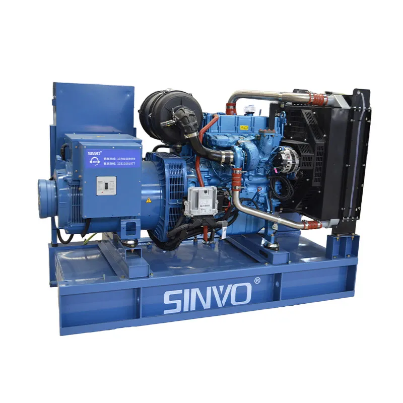 Двигатель Baudouin с генератором Faraday