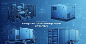 Виды дизель генераторных установок