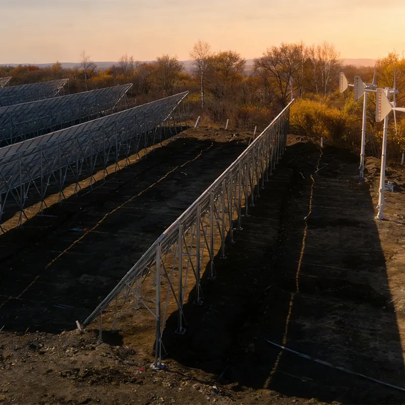 Автономная ветро-солнечная гибридная электростанция уровня 300 кВт