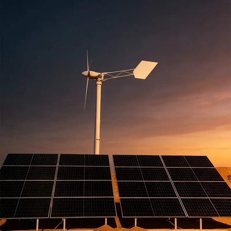Ветро-солнечная гибридная энергосистема уровня 10 кВт