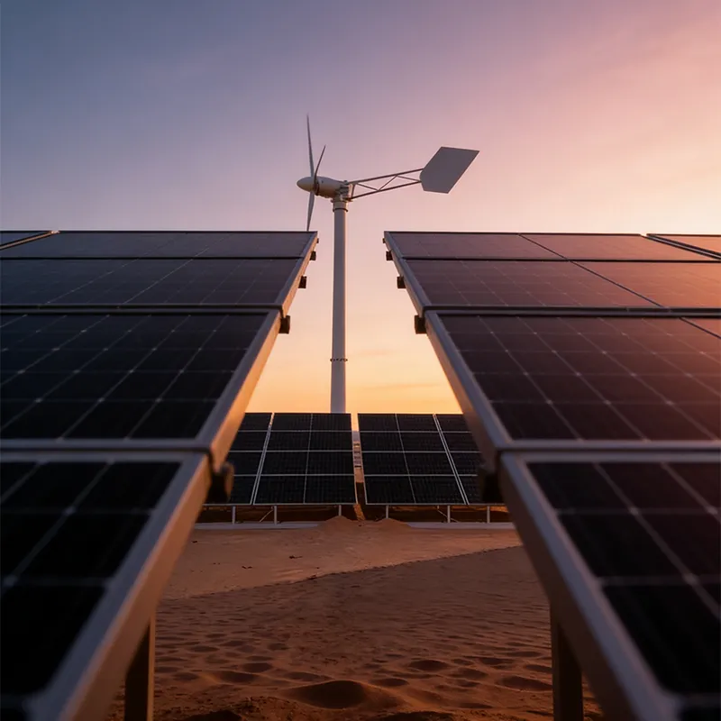 Ветро-солнечная гибридная энергосистема уровня 10 кВт