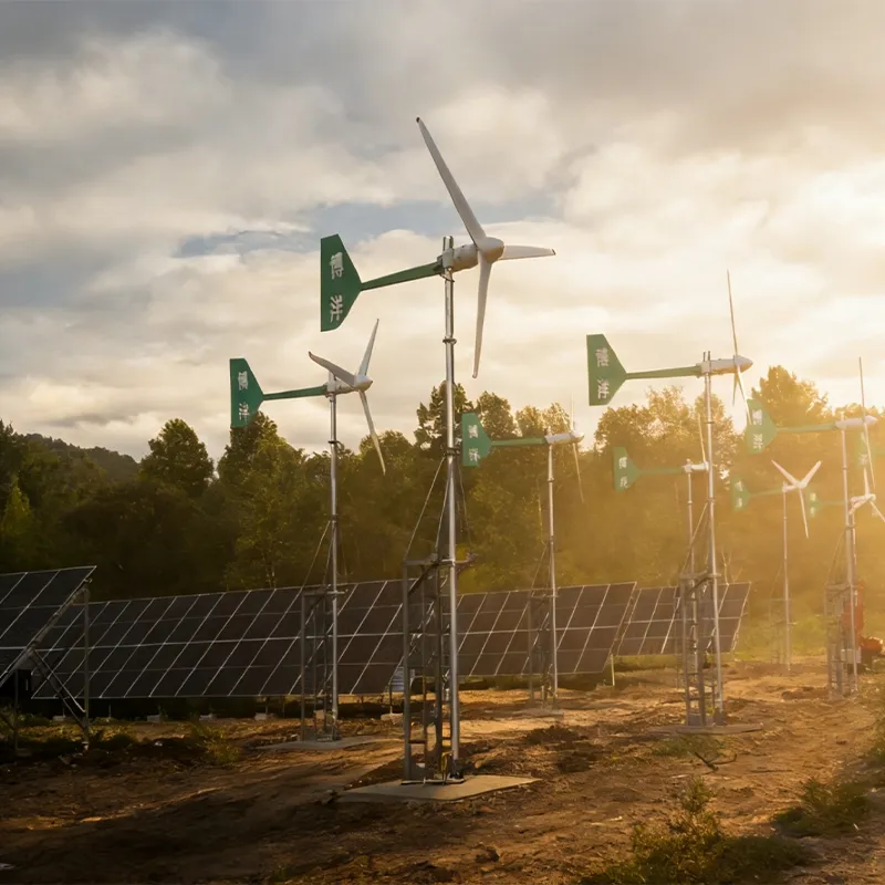 Ветро-солнечная гибридная энергосистема уровня 100 кВт