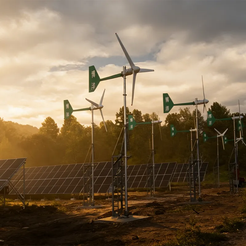 Ветро-солнечная гибридная энергосистема уровня 100 кВт