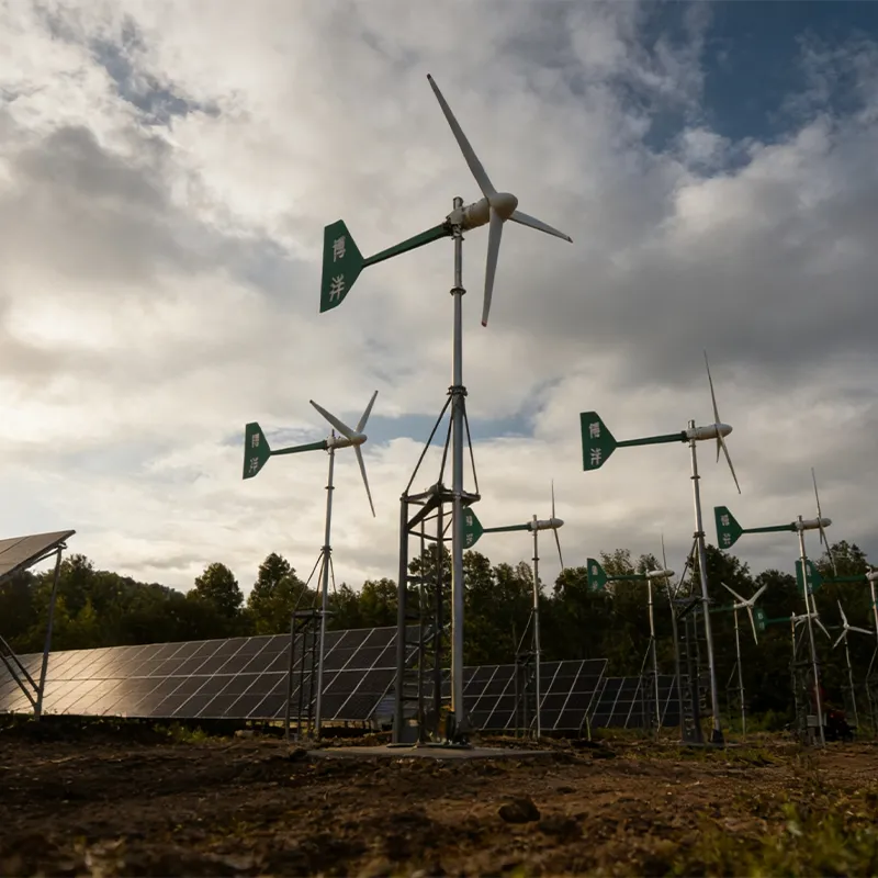 Ветро-солнечная гибридная энергосистема уровня 100 кВт