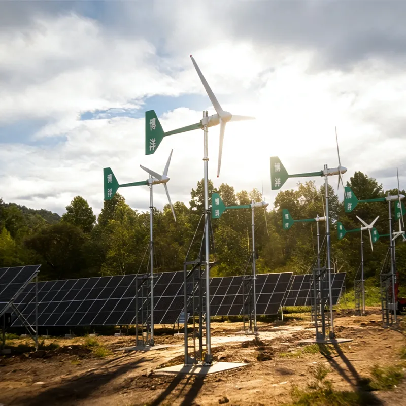 Ветро-солнечная гибридная энергосистема уровня 100 кВт