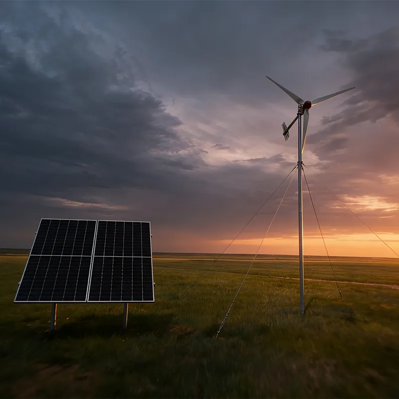 Ветро-солнечная гибридная энергосистема уровня 2 кВт