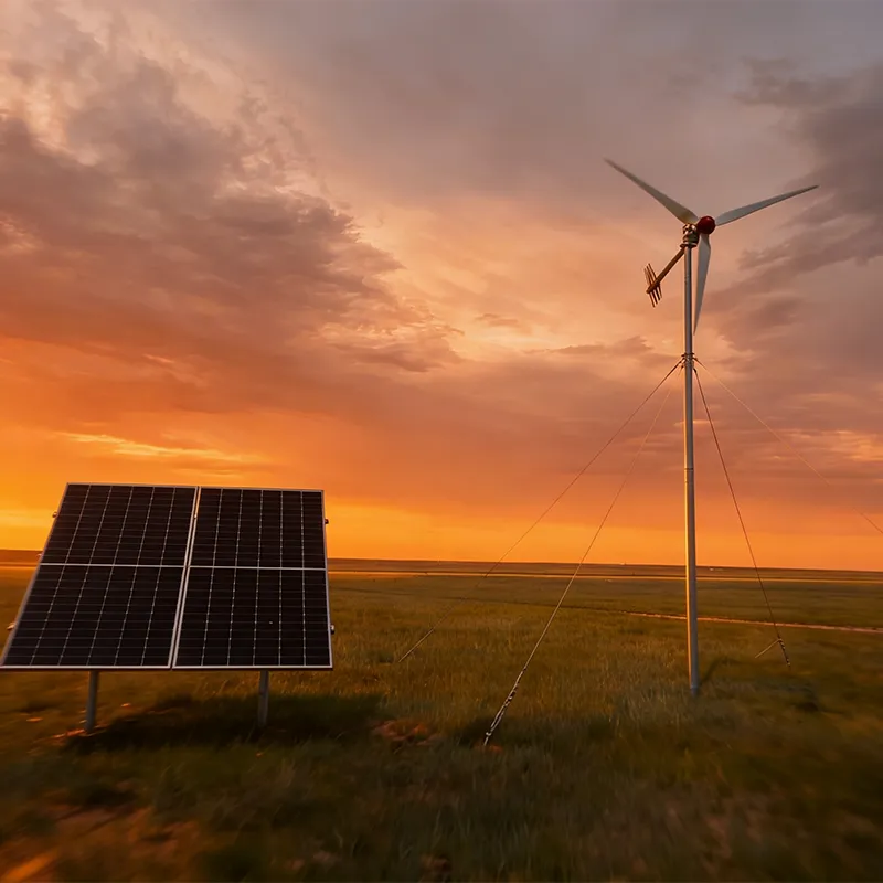 Ветро-солнечная гибридная энергосистема уровня 2 кВт