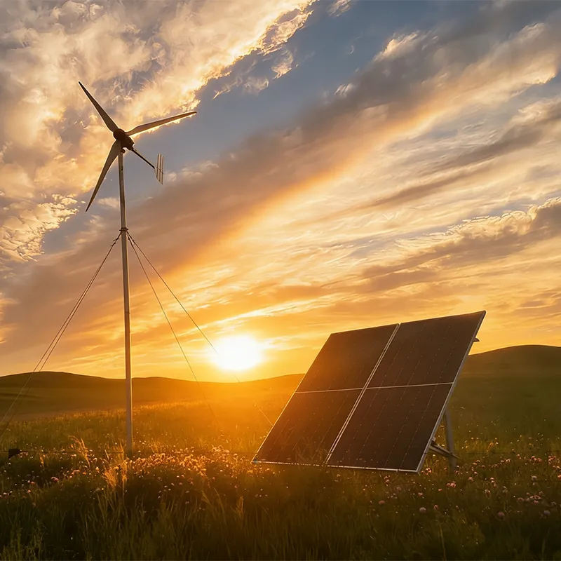 Ветро-солнечная гибридная энергосистема уровня 2 кВт