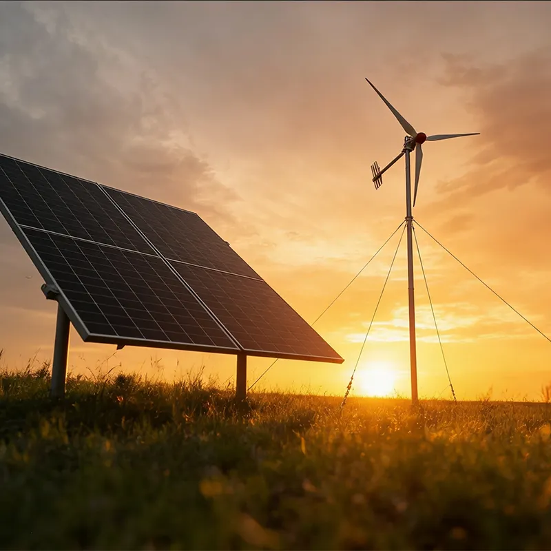 Ветро-солнечная гибридная энергосистема уровня 2 кВт