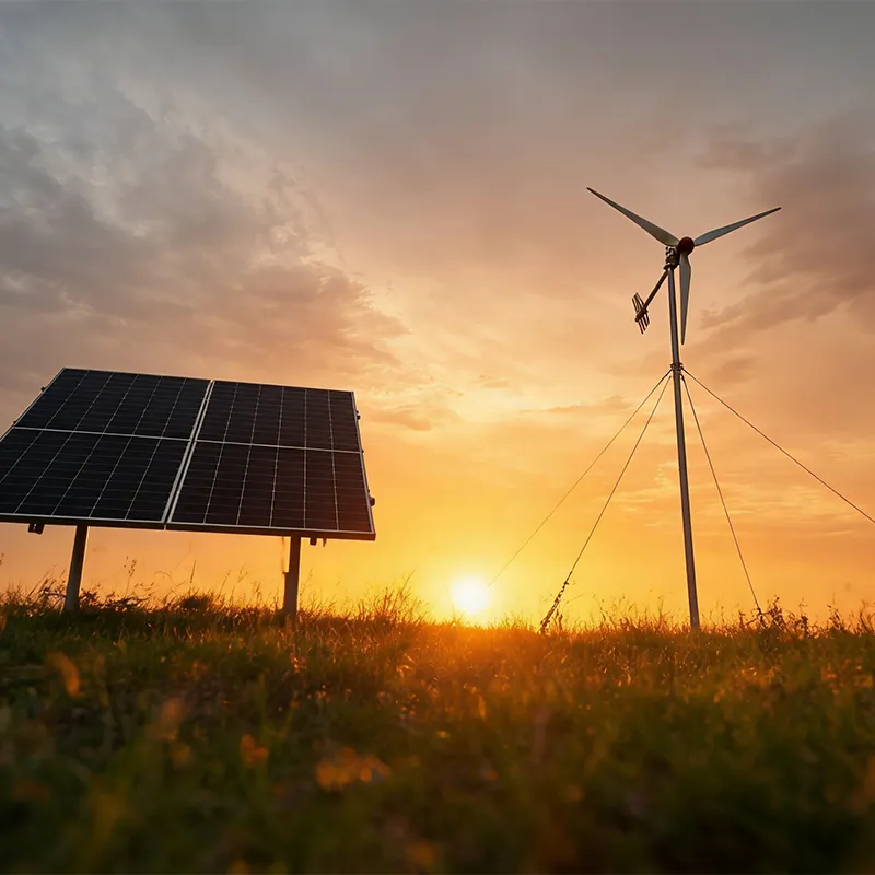 Ветро-солнечная гибридная энергосистема уровня 2 кВт