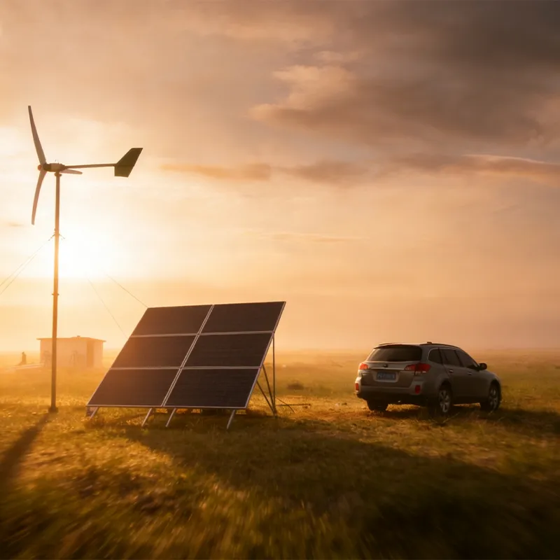 Ветро-солнечная гибридная энергосистема уровня 3 кВт