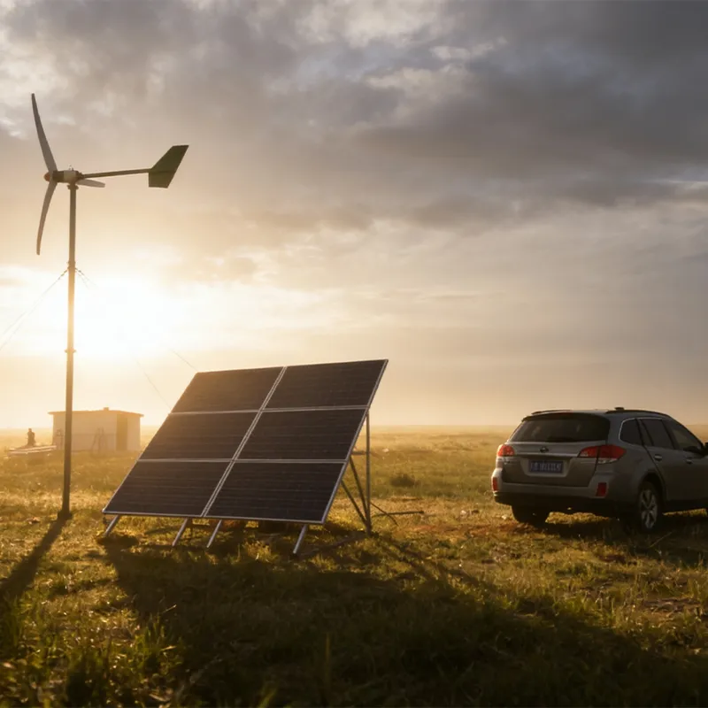 Ветро-солнечная гибридная энергосистема уровня 3 кВт