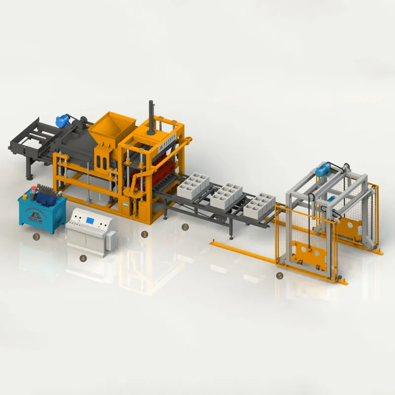 Автоматический вибропресс для пустотелых блоков JDT-QT4