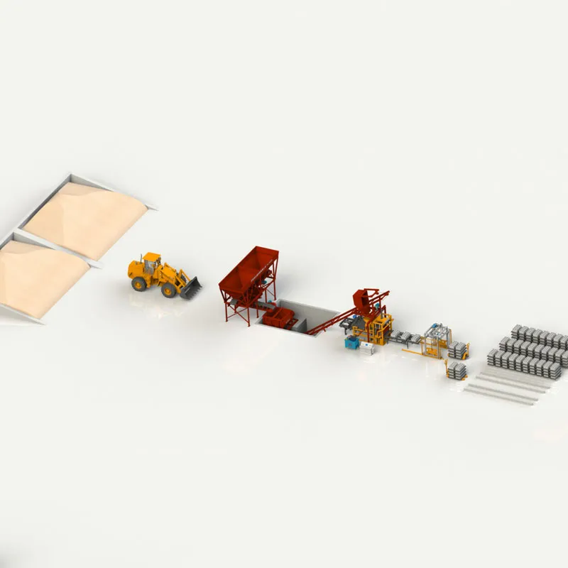 Автоматический вибропресс для пустотелых блоков JDT-QT4