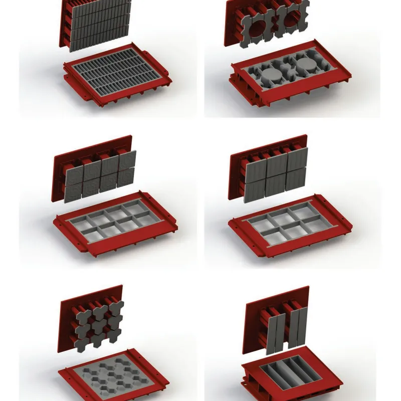 Матрица для станка по производству бетонных блоков