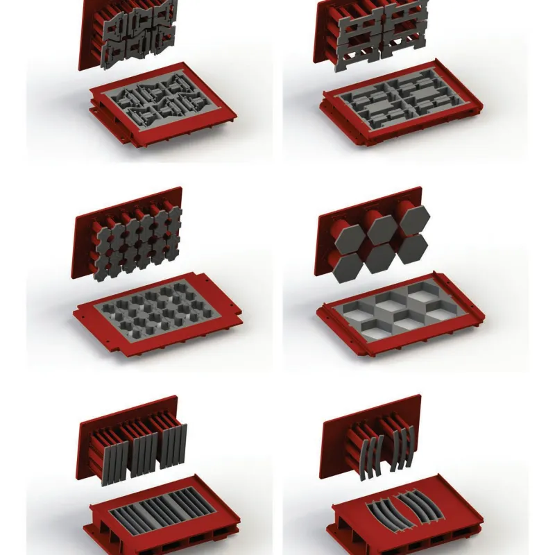 Матрица для станка по производству бетонных блоков