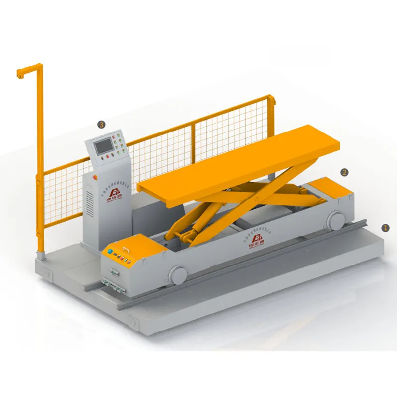 Многоярусный самоходный состав вагонеток для пропарочной камеры