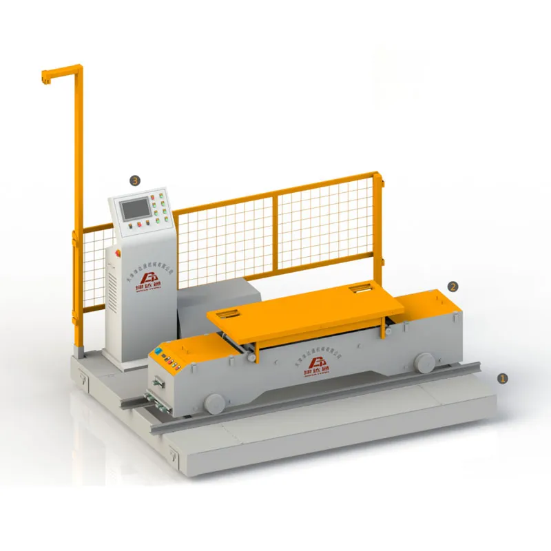 Одноярусный самоходный состав вагонеток для пропарочной камеры