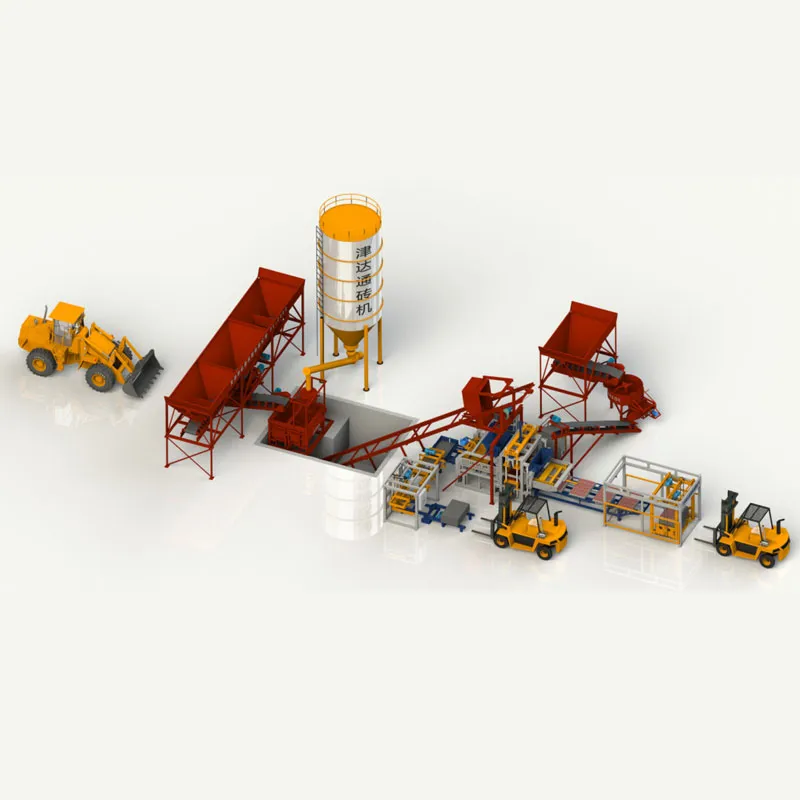 Станок для производства цветной тротуарной плитки JDT-2000K20K25K30