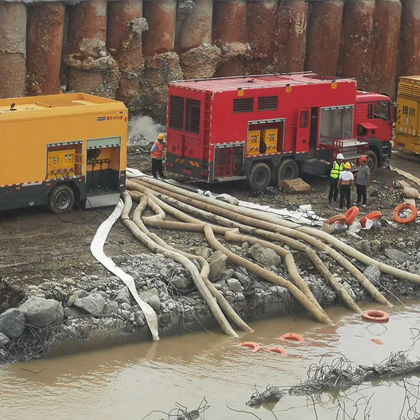 Аварийная спасательная машина для дренажа