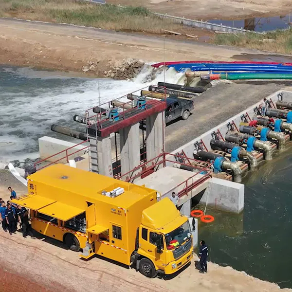 Водоотливная насосная машина для защиты от наводнений