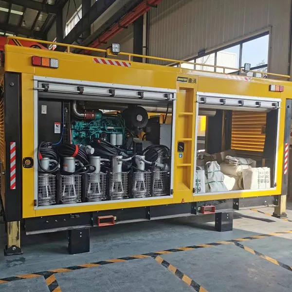 Дизельный насос для контроля паводков