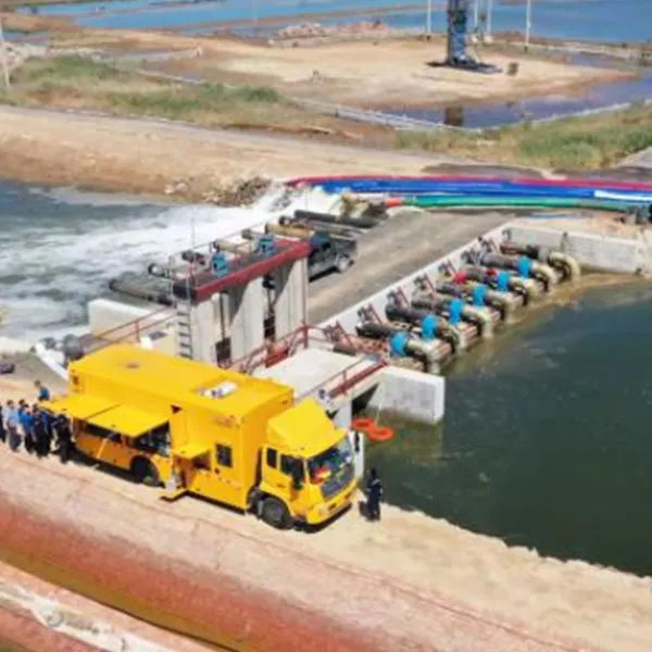 Дренажный насос для затопления морской водой