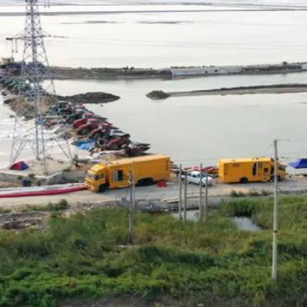 Дренажный насос для затопления морской водой