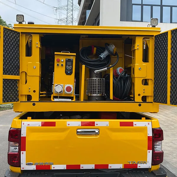 Мобильная машина для дренажа паводковых вод