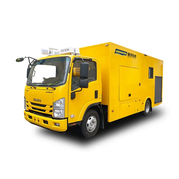 Мобильная насосная машина для защиты от наводнений