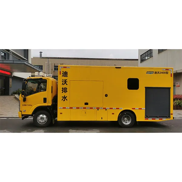 Мобильная насосная машина для защиты от наводнений