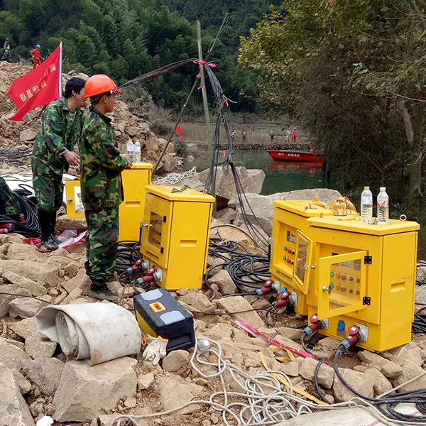 Мобильный насос для борьбы с наводнениями и спасательных операций