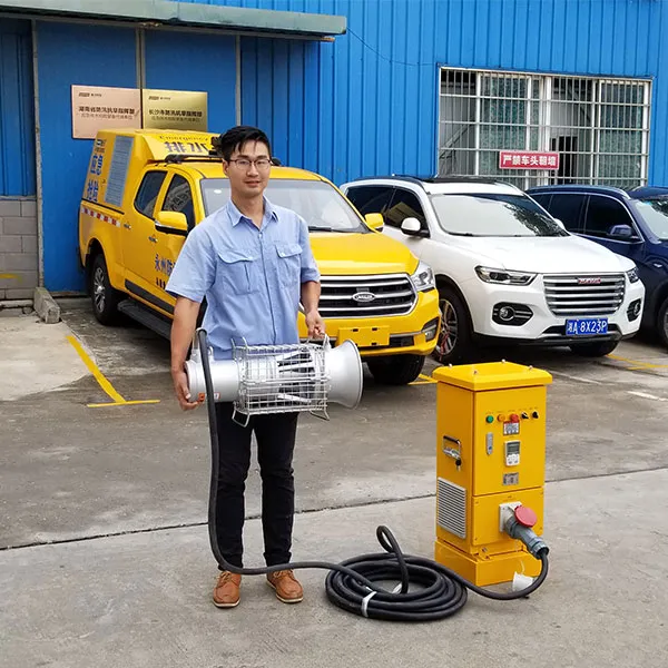 Мобильный насос для отвода паводковых вод