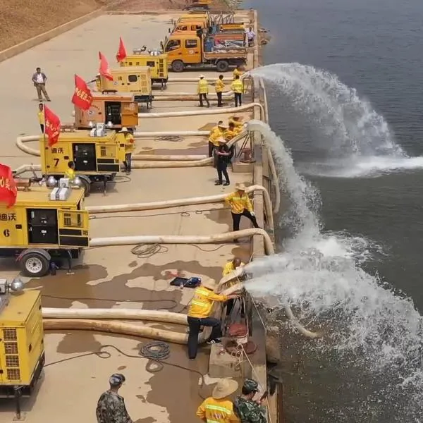 Мобильный прицепной насос для контроля паводков