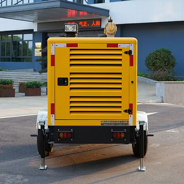 Мобильный прицепной насос для контроля паводков