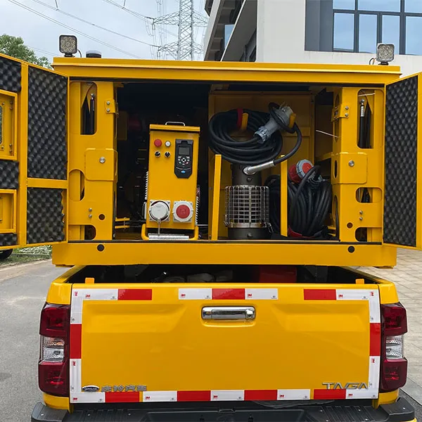 Мобильный прицепной насос для контроля паводков