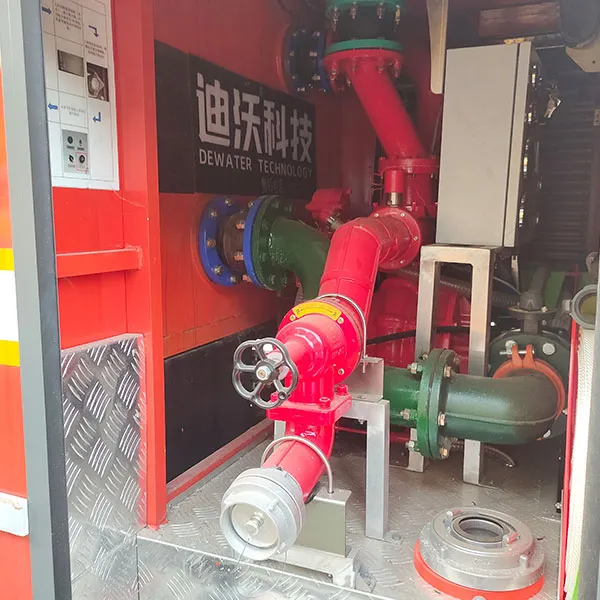 Мобильный прицепной пожарный насос водоснабжения